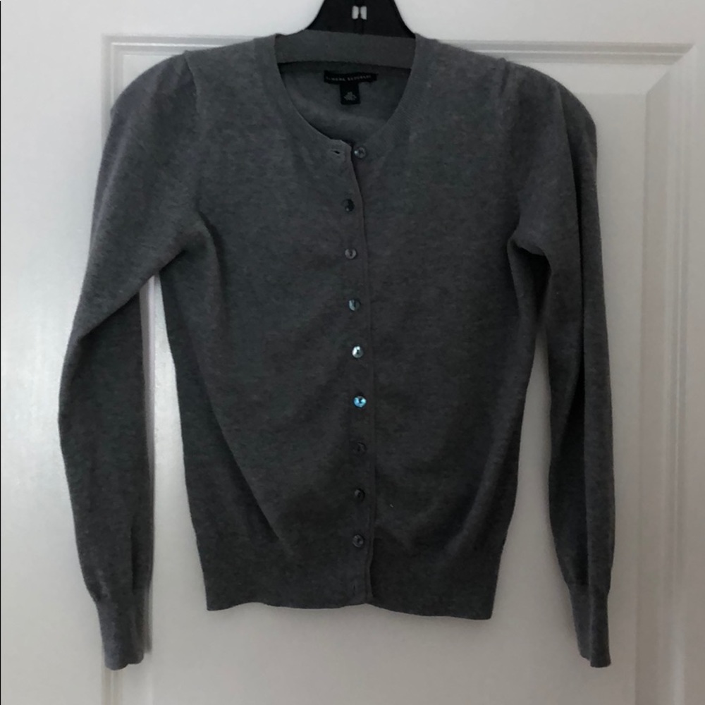 Grey cardigan